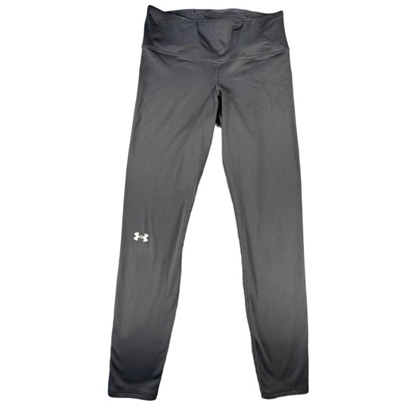Under Armour Pants - Under Armour Compression HeatGear Leggings Medium Black Wide Waistband
